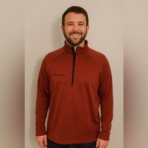 Columbia Warm Brown Pullover Jacket Size Small​​
